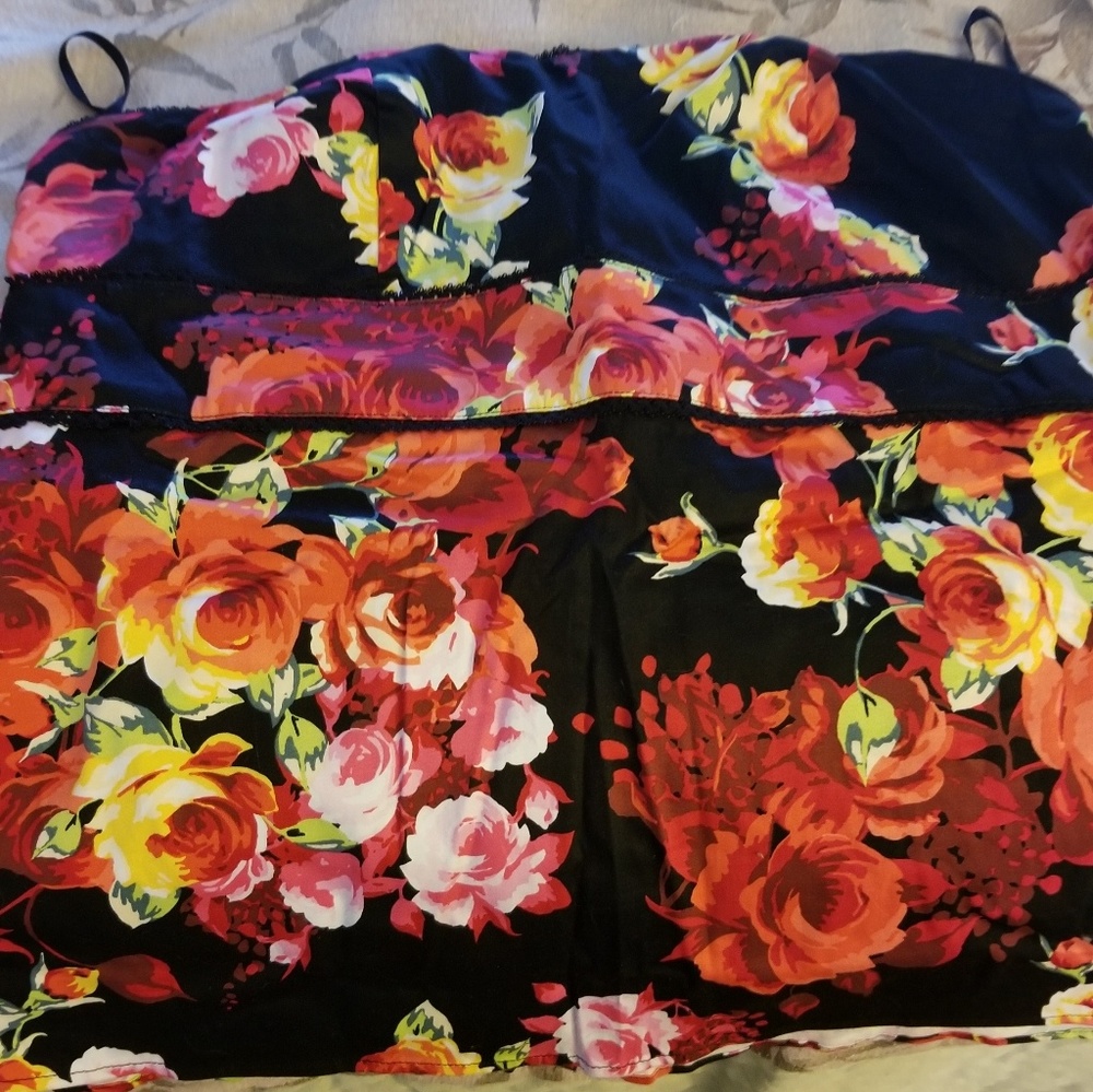 Floral tube top